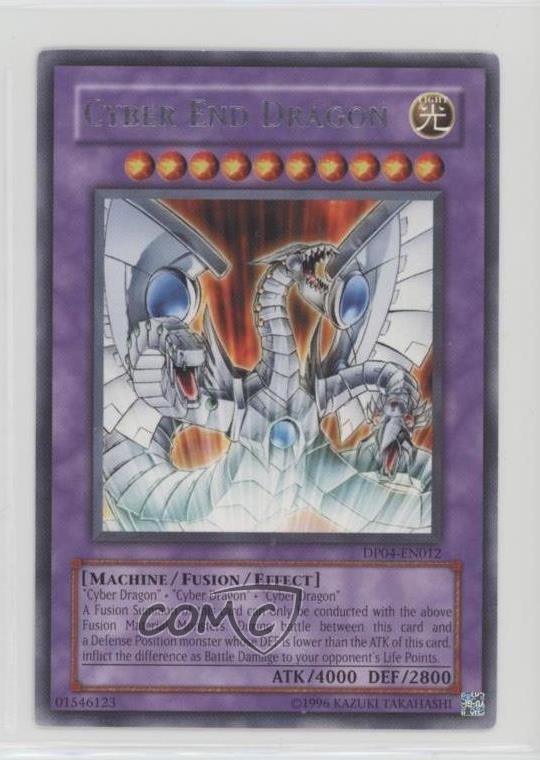 Cyber End Dragon Unlimited Rare YuGiOh Duelist Pack DP04-EN012 Zane Truesdale Card