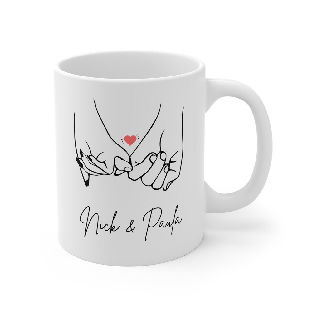 Personalized Valentine Mug 11oz Wedding Gift Couples Gift Valentine's Day