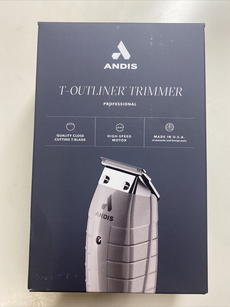 Andis T-Outliner Professional Men's Beard & Hair Trimmer Grey Parts or Repair