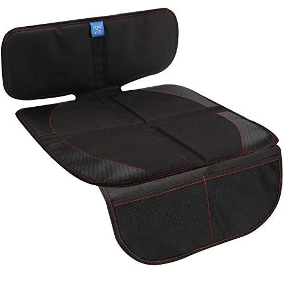 funbliss Car Seat Protector for Child Seat,Auto Cover Mat BLACK