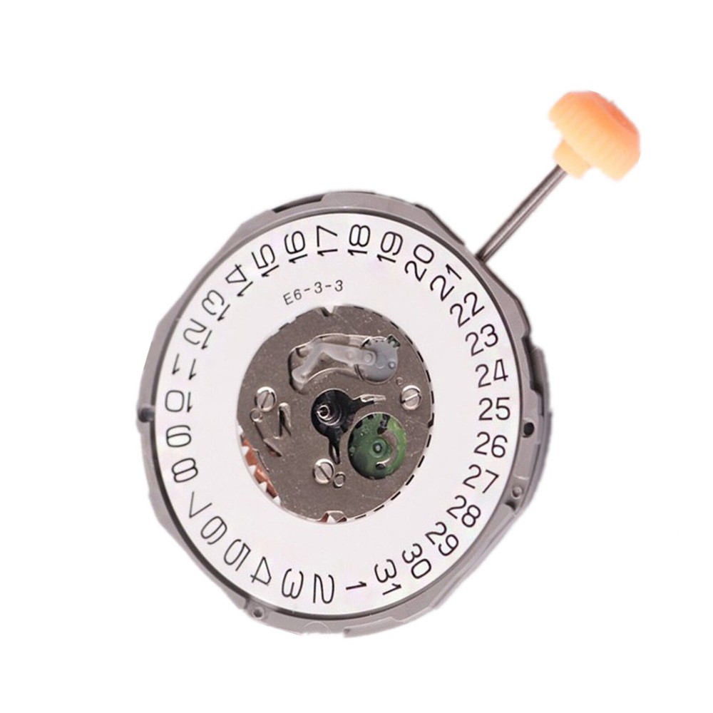 3 Pin Miyota 1M12 Quartz Watch Movement Repair Part Date at 3/6