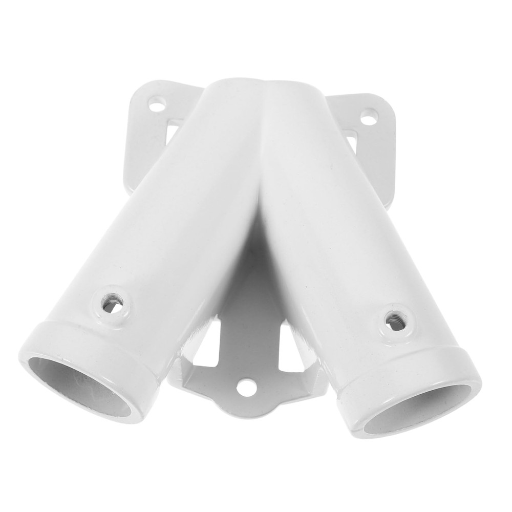 1 Set Heavy Duty Flag Pole Holder Outside House Wall Mount Flagpole Bracket S...