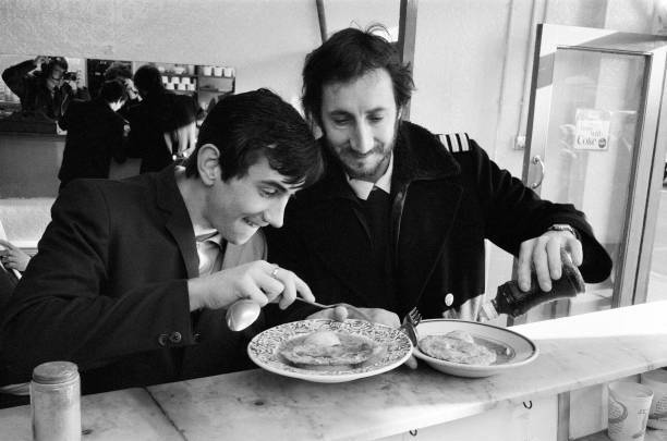 Pete Townshend guitarist with British rock group The Who pictured - Old Photo