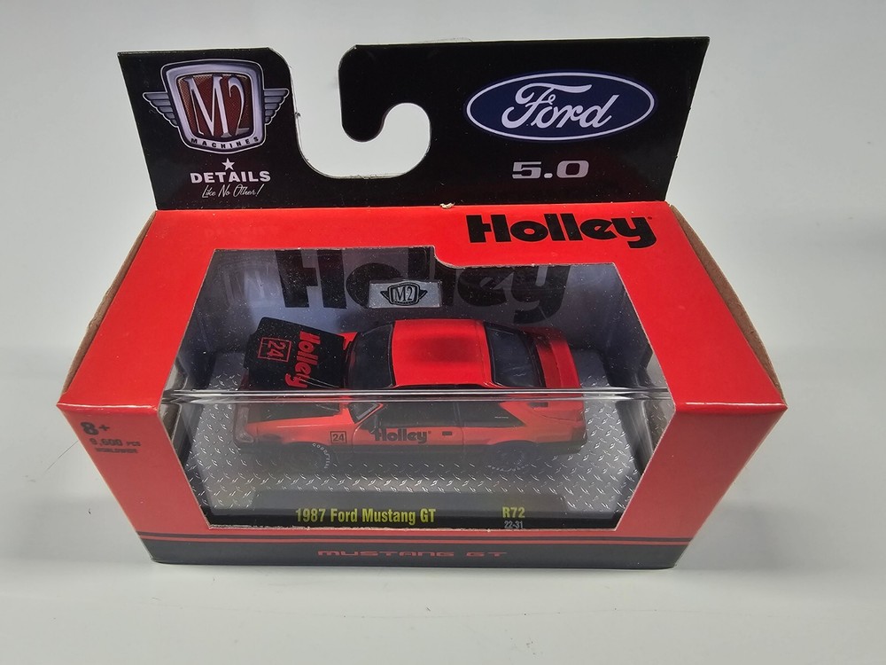 M2 Machines 1:64 Diecast 1987 Ford Mustang GT Holley 5.0