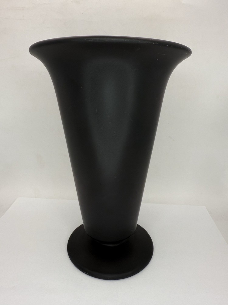 Vintage 1920s Tiffin Glass Black Satin Art Deco 8