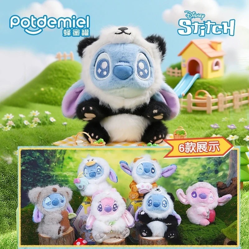 Potdemiel Stitch Animal Party Series Plush Blind Box Figure Sealed Doll Gift Hot