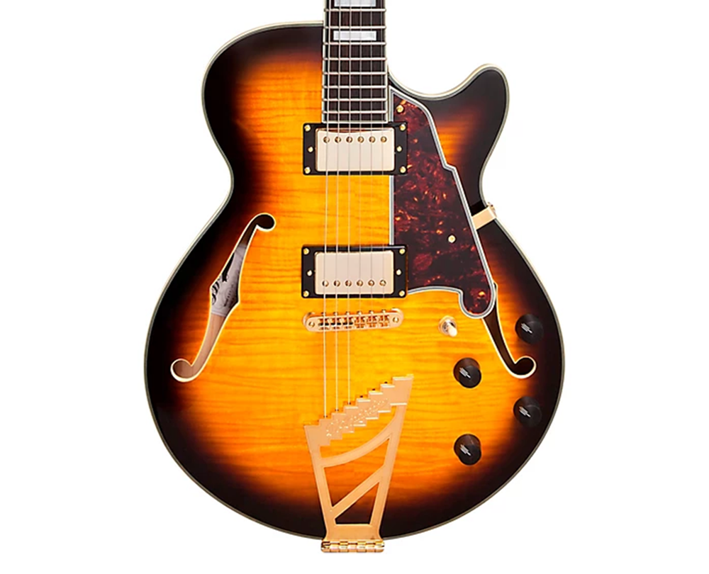 D'Angelico Excel SS Semi-Hollow Guitar Vintage Natural B-Stock