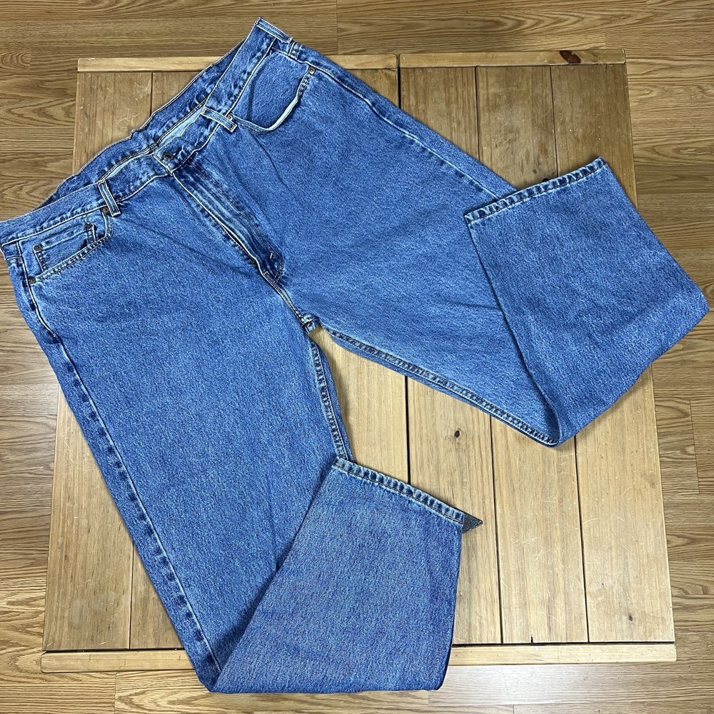 Levi's 550 Men's Jeans Size 44x32, Relaxed Fit, Straight Leg, Blue