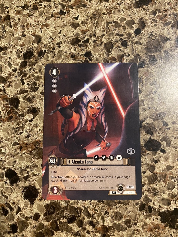 Star Wars LCG The Card Game Ahsoka Tano Alternate Art Promo