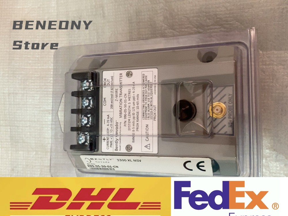 BENTLY NEVADA 990-05-50-01-CN Vibration Transmitter NEW FedEx or DHL or UPS