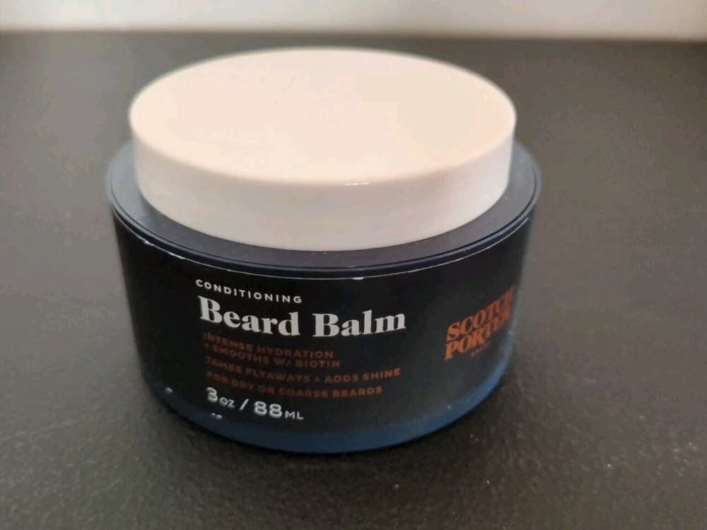 Scotch Porter Conditioning Beard Balm 3oz Unboxed New