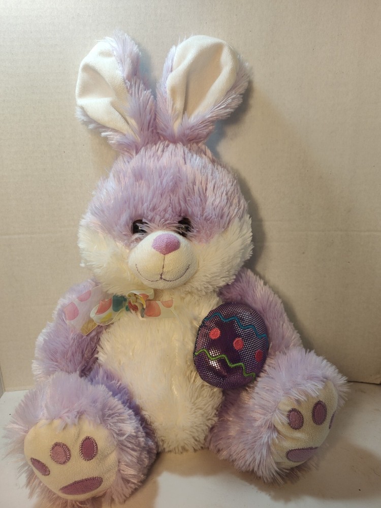 Greenbrier Plush Easter Bunny PURPLE With Easter Egg 15