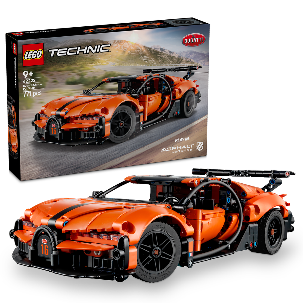 LEGO Technic Bugatti Chiron Pur Sport Hypercar (42222)