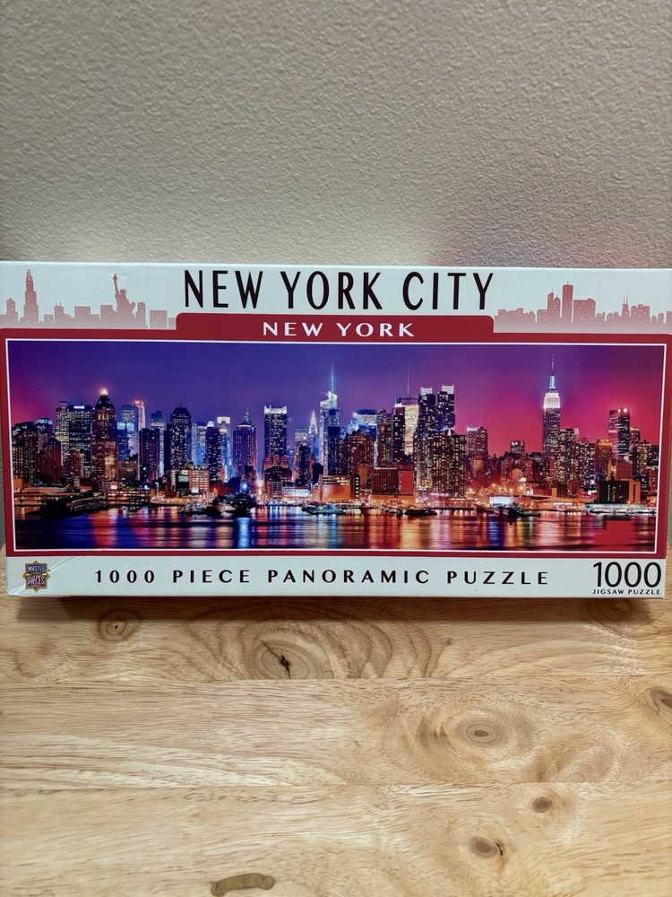 New York City Master Pieces 1000 Piece Panoramic Puzzle