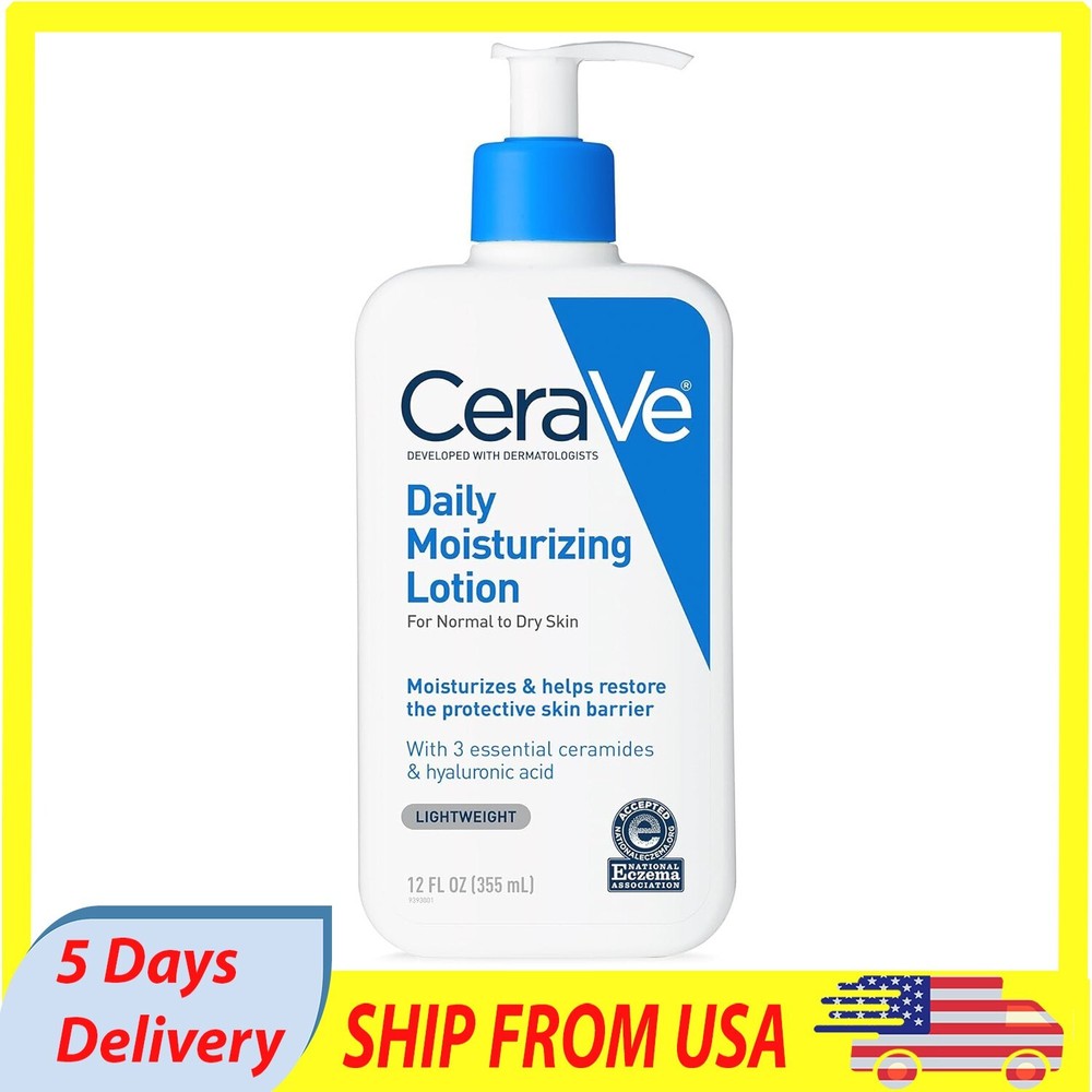 CeraVe Daily Moisturizing Lotion for Dry Skin, Body & Face Hydration