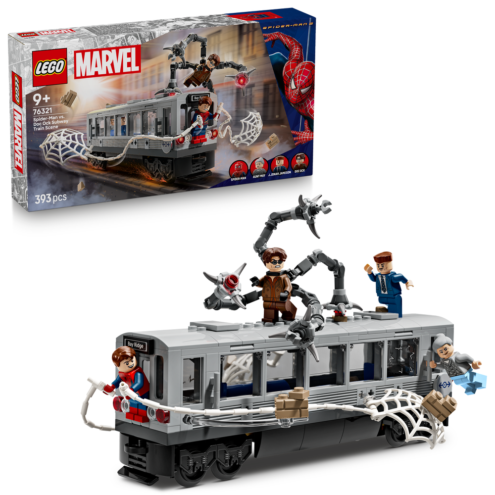 LEGO ǀ Marvel Spider-Man vs. Doc Ock Subway Train Scene (76321)