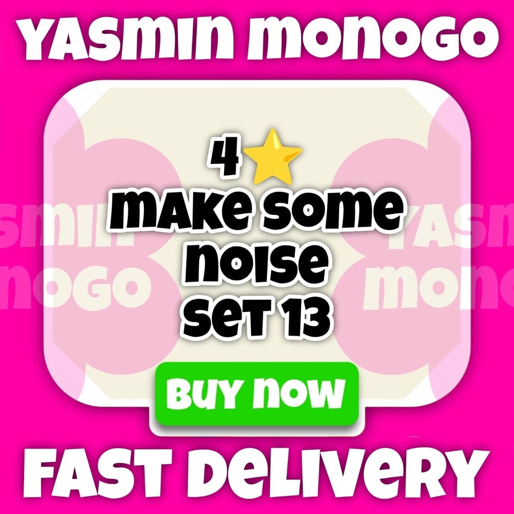 4s Make Some Noise - MonoGo Sticker - Fast Delivery