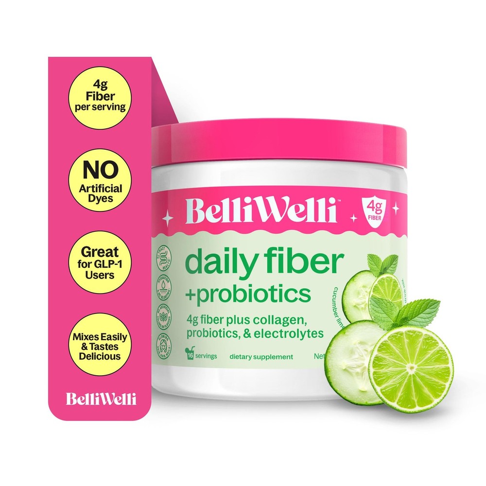 Belli Welli Fiber Supplement for Women & Men – Premium Daily Fiber Powder from