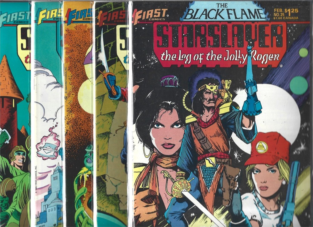 Starslayer Lot Of 5 - #25 #26 #27 #28 #30 (Nm-) High Grade Copper Age First