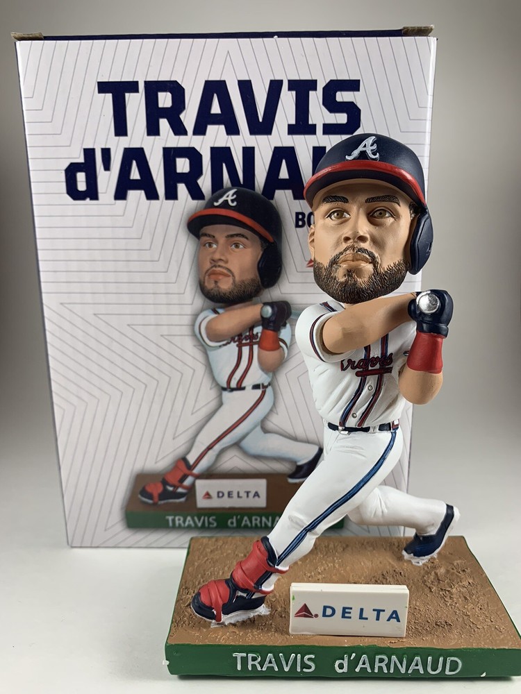New Atlanta Braves Travis d'Arnaud Silver Slugger Bobblehead 2021 SGA
