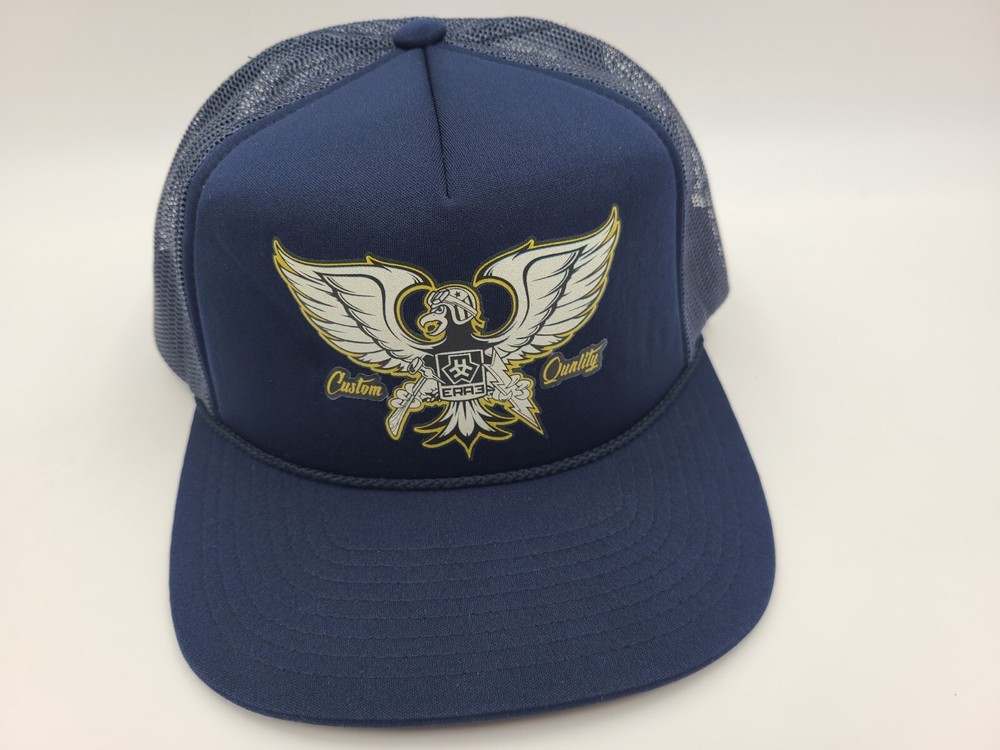 ERA3 Firearms Optics Mesh Trucker Snapback Hat Cap Custom Quality Men Women Blue
