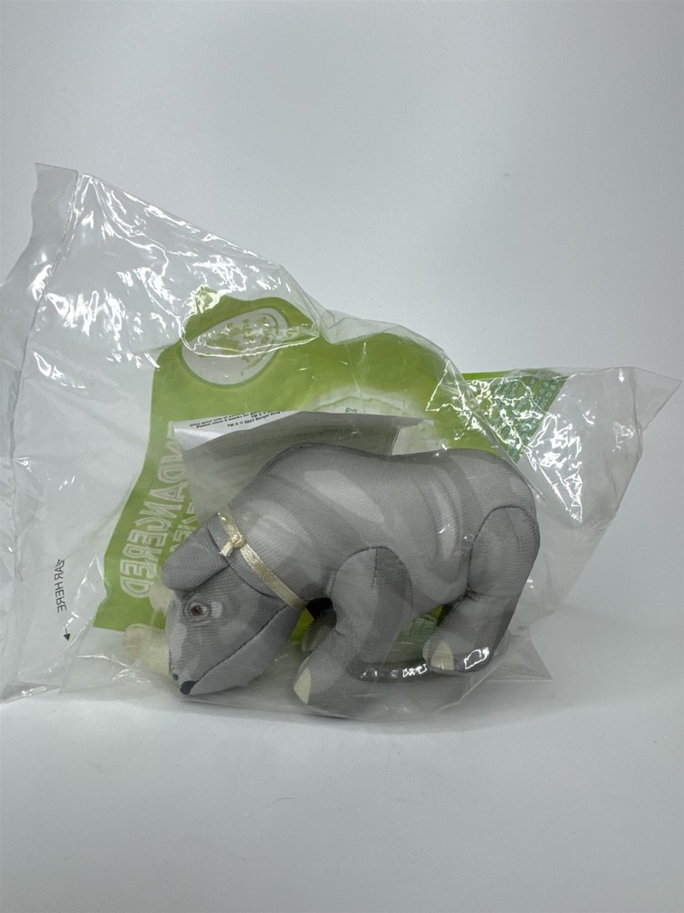 Vintage Burger King Black Rhinoceros Endangered Species Collectible Glass