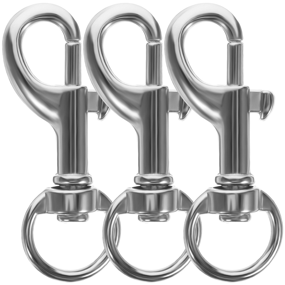 20 Heavy Duty Metal Swivel Snap Clips for Dog Leashes and Gear