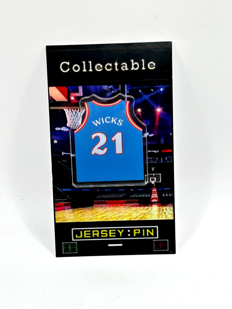 San Diego Clippers Sidney Wicks jersey lapel pin-Classic RETRO Collectable