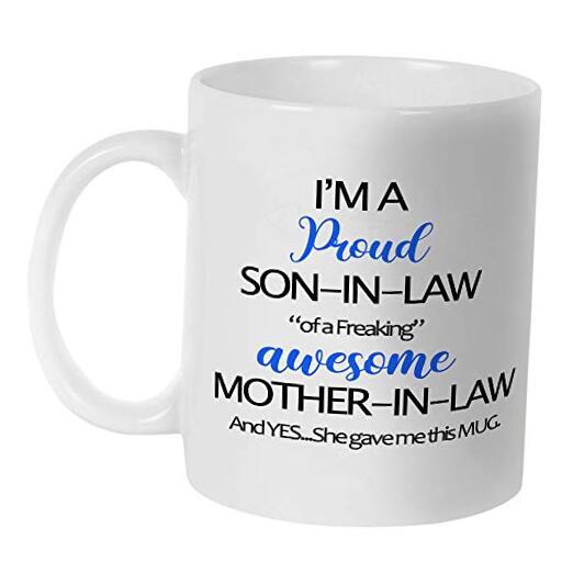 Best Father's Day Coffee Mug Gift for Son-in-Law - Perfect Birthday Present-image