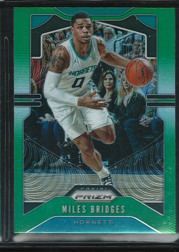 2019-20 Prizm Basketball #55 Miles Bridges  GREEN PRIZM