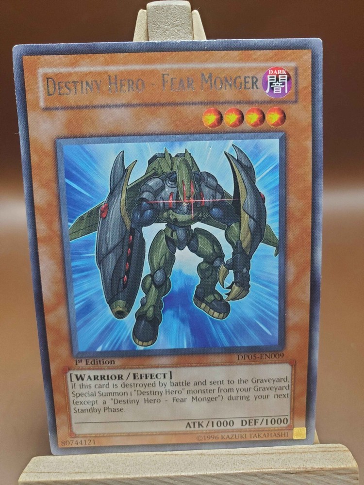 Destiny Hero Fear Monger DP05-EN009 Duelist Pack 5 Aster Phoenix 1st Edition