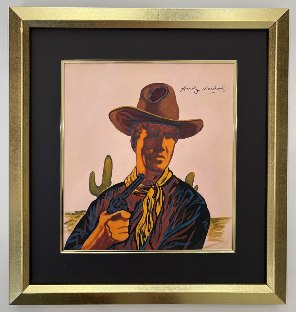 Andy Warhol  1928 - 1987  Mixed Media Hand Signed & stamped style of.