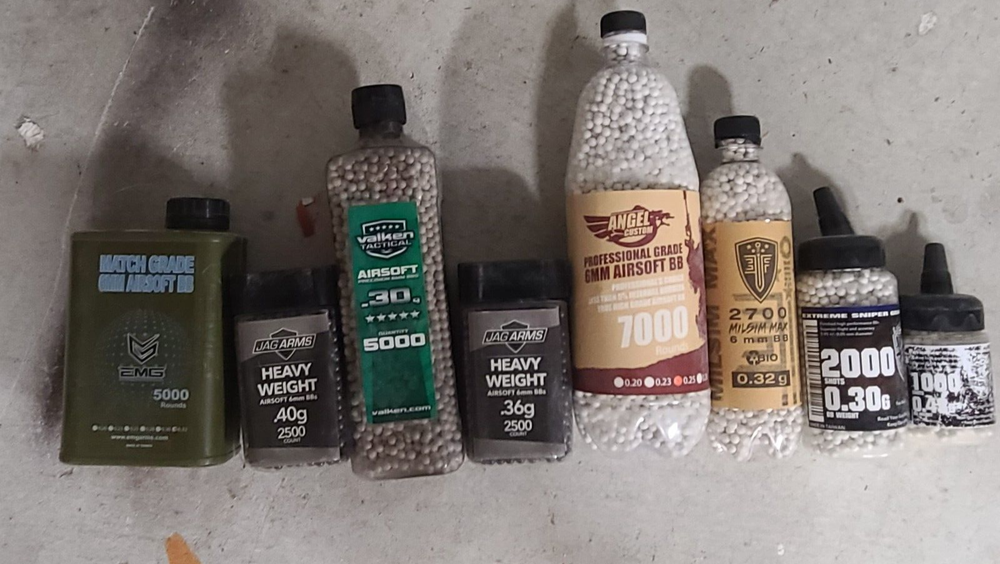 Elite Force & Others Biodegradable Airsoft BB's .25G to .36G Airsoft BBs 27K