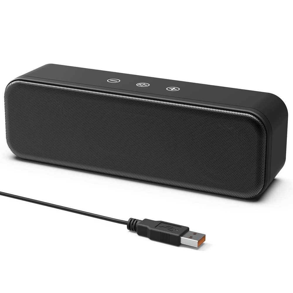 [Upgraded] USB Computer Speakers for Desktop PC, Laptop | Plug-N-Play | Small...
