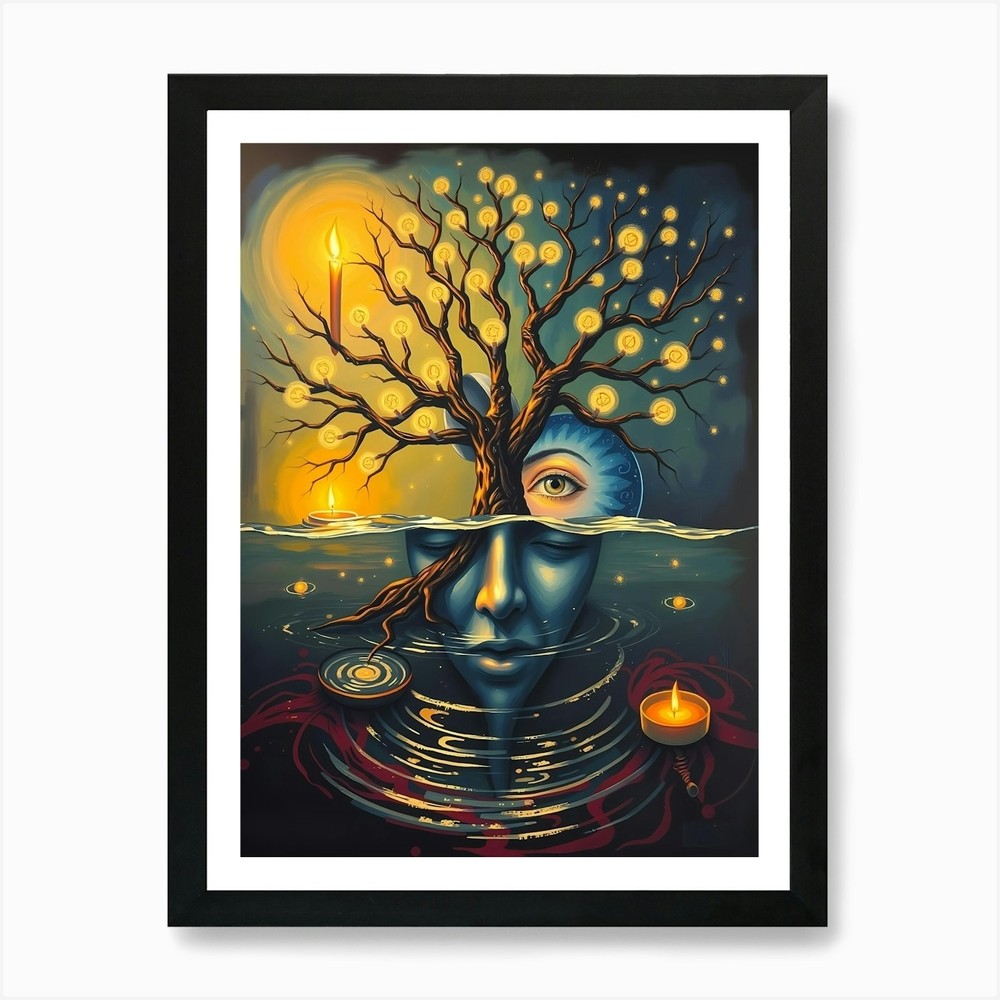 Tree Of Life 43 Art Print Framed Wall Art Poster Canvas Print Picture