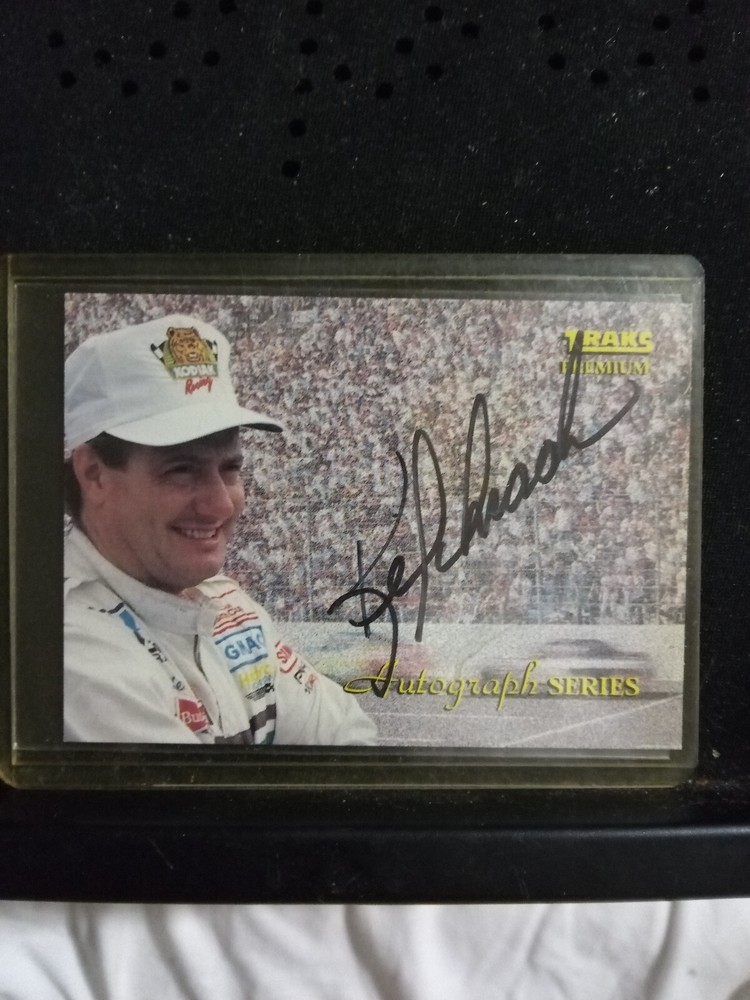 Tracks Premium Ken Schrader Autograph Series #1