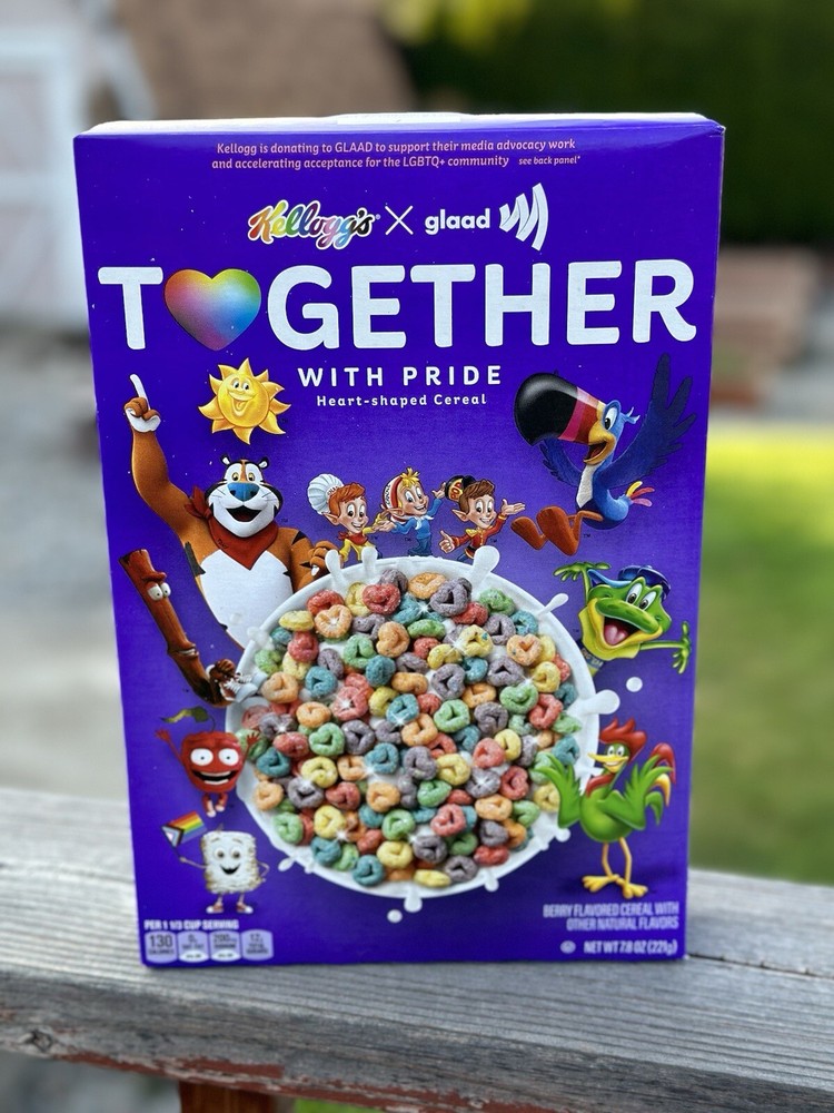 KELLOGG’S All Together Cereal Variety Box LGBT Spirit Day Pride-image