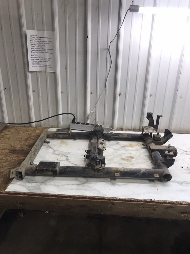 95 Yamaha G14 G 14 Gas Golf Cart engine mount swing arm frame