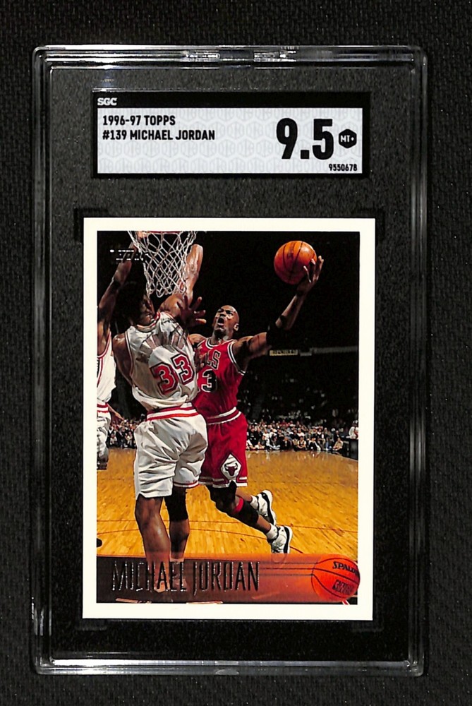 1996 Topps Michael Jordan #139 SGC 9.5 GEM MT Chicago Bulls HOF Card