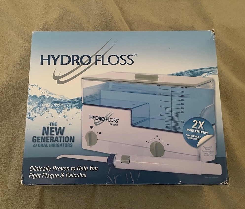 Hydro Floss New Generation of Oral Irrigator w 4 Color Coded Jet Tips