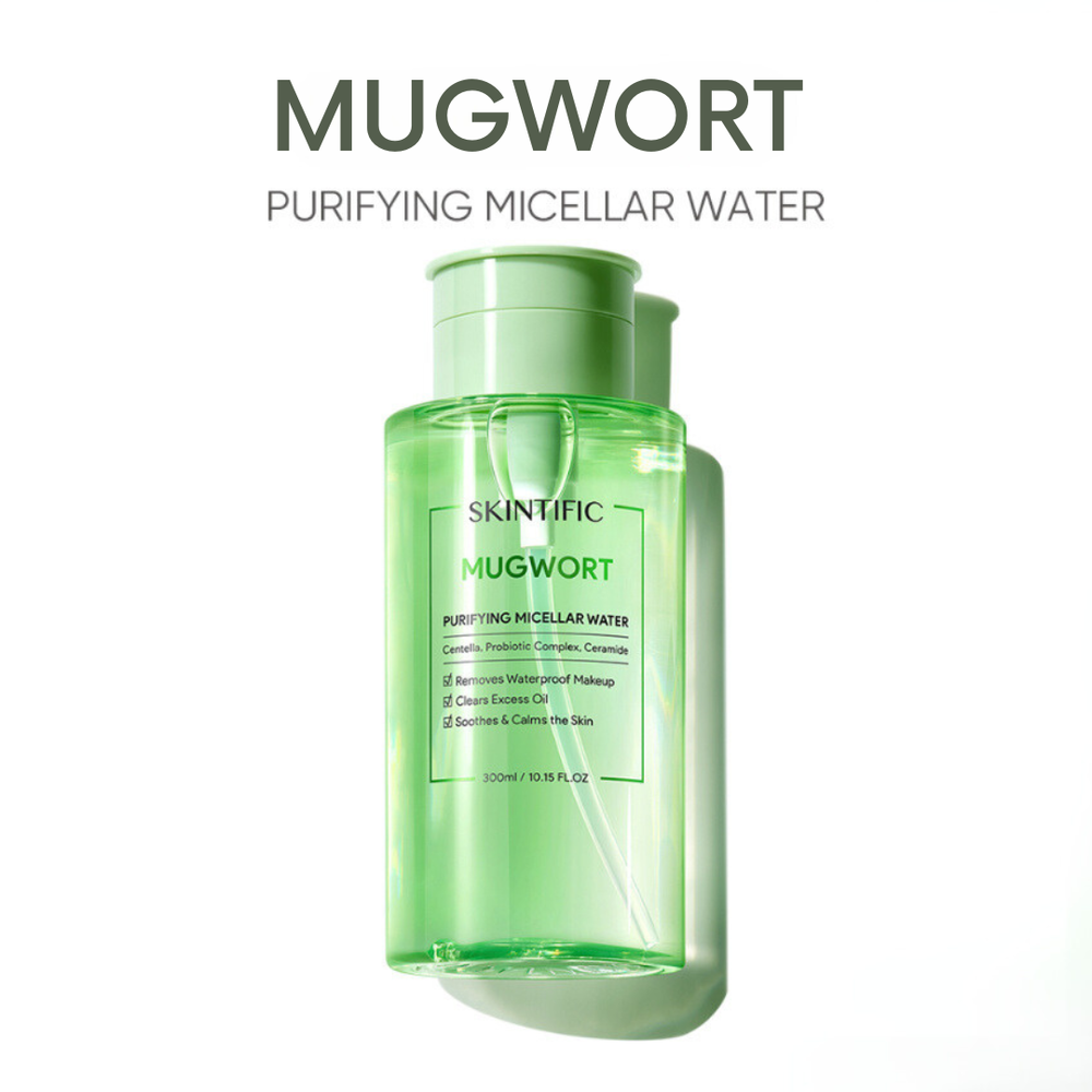 SKINTIFIC Mugwort Purifying Micellar Water Cleansing Oil Treating Acne & Redness