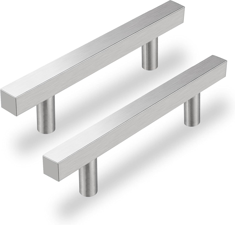 15Pack Cabinet Handles Brushed Nickel Cabinet Pull Kitchen Cabinet Handles 3In D