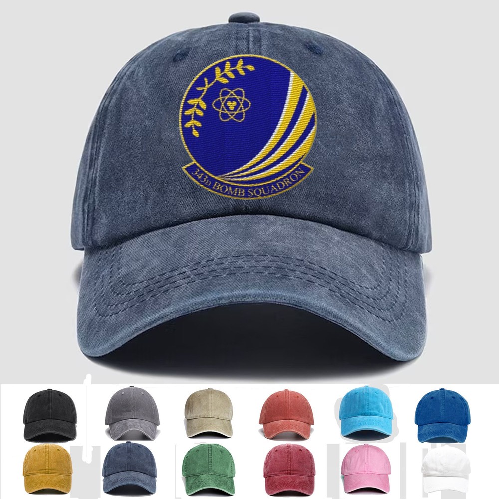 Custom Personalization Embroidered Hat 343 Bomb Sq, Veteran Cap, Trucker Hat