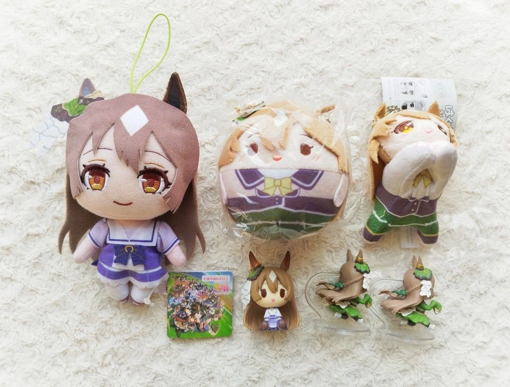 UmaMusume Plush and Mini Figure Six Piece Set Satono Diamond Figures Collection