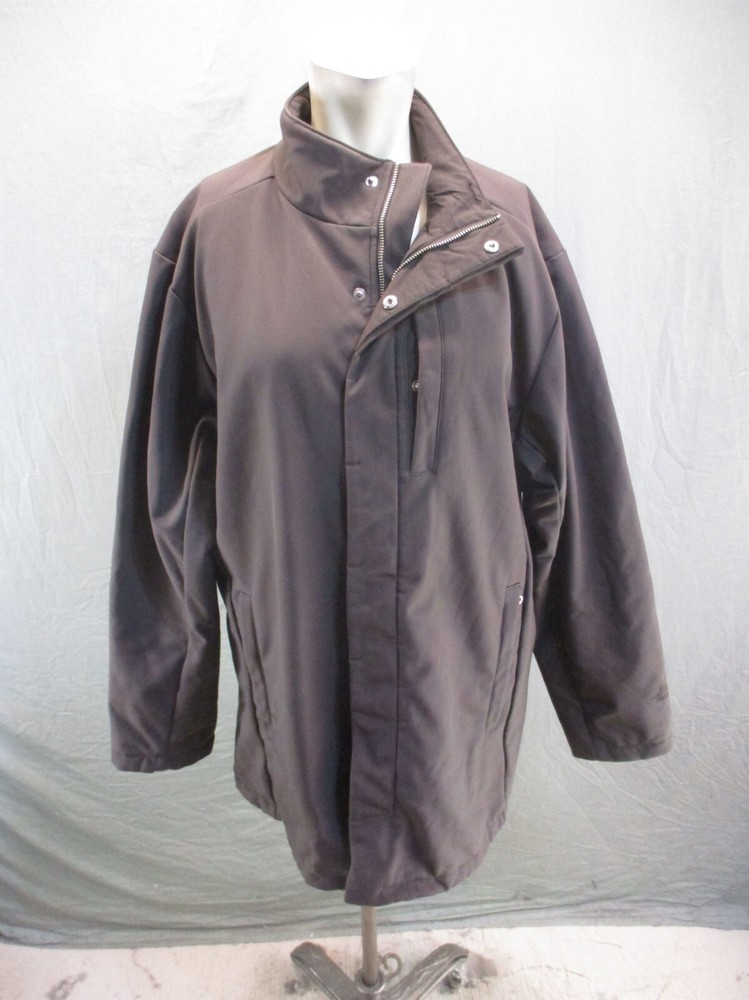The North Face Size L Mens Full Zip Stand Collar Pocket Softshell Jacket 639