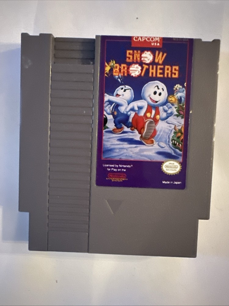 Snow Brothers (Nintendo Entertainment System, 1991) Rare NES Game Cartridge Only