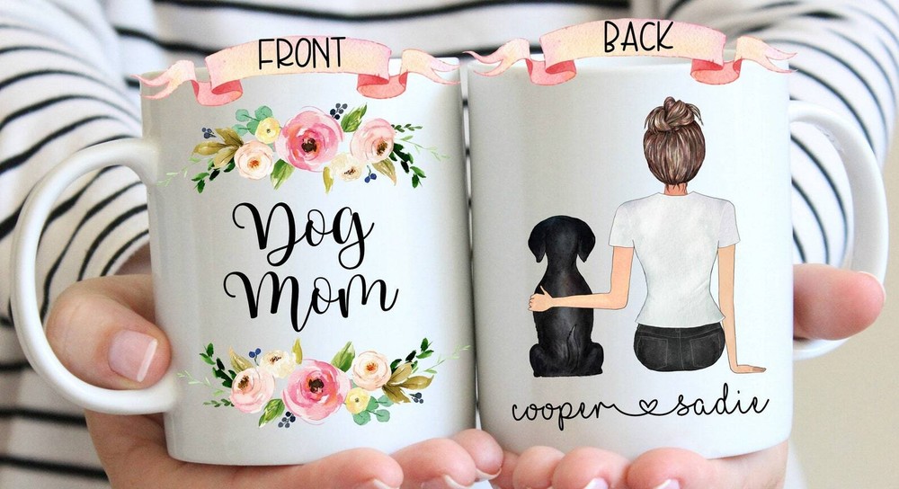 Personalized Dog Lover Gift Dog Mom Gift Custom Dog Mom Mug Dog Owner Gift Dog