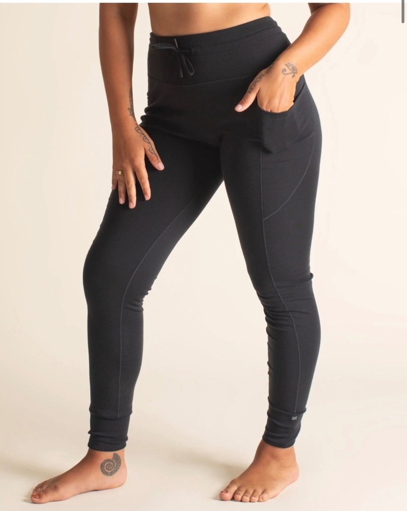 Brand New Women’s Branwyn High Waisted Slim Jogger Size Medium Obsidian Black