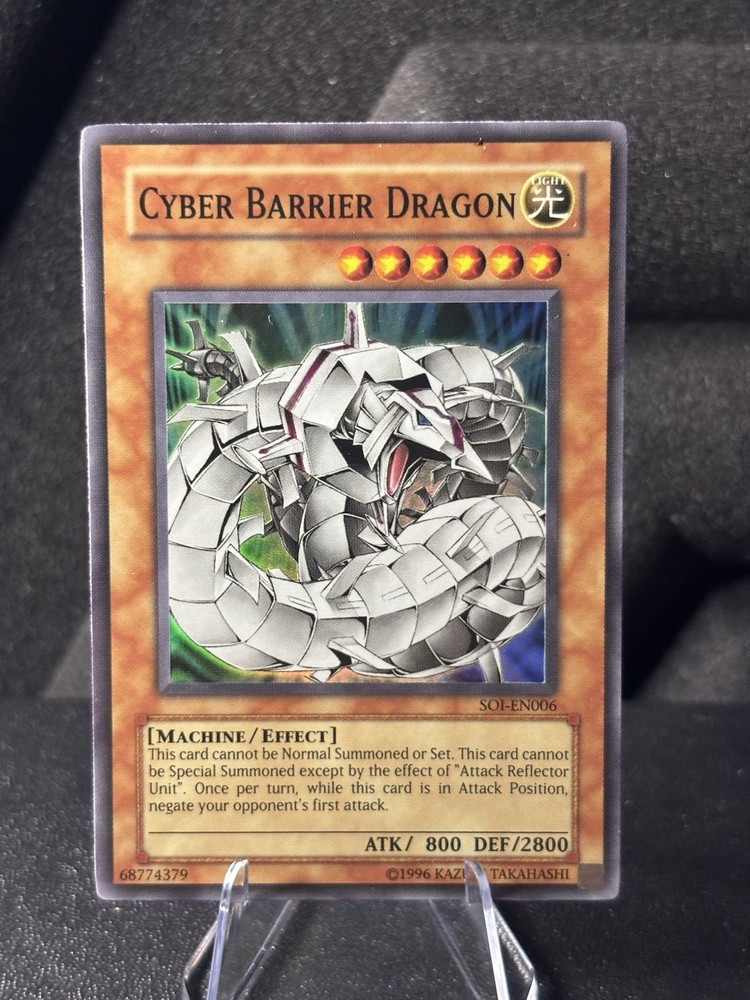 Cyber Barrier Dragon SOI-EN006 Unlimited Edition Shadow of Infinity Yugioh Card
