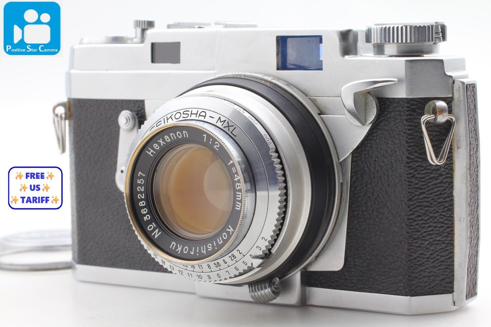 🎦VIDEO👀✨MINT✨ Konica III Rangefinder Hexanon 48mm f/2 From JAPAN